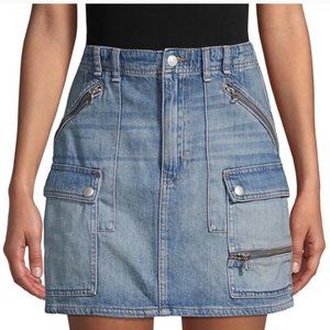 Free People Denim Skirt Icon Wash w/ Pockets